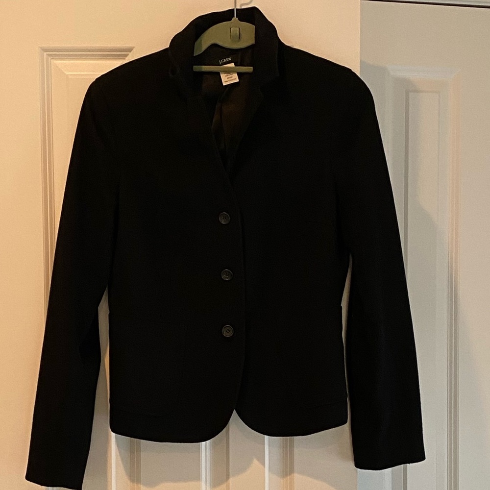 JCrew Black Womens Blazer. Medium. EUC.